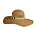 Ribbon Bound Straw Floppy Hat - Tropical Trends, Floppy Hat - SetarTrading Hats 