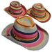 Colorful Striped Cowboy Hat - Tropical Trends Cowboy Hat Dorfman Hat Co.    