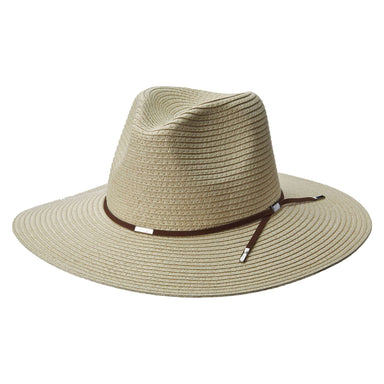 Safari Hat with Metal Charms - Scala Pronto Hat Safari Hat Scala Hats lp249NT Natural  