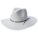 Safari Hat with Metal Charms - Scala Pronto Hat Safari Hat Scala Hats lp249WH White  