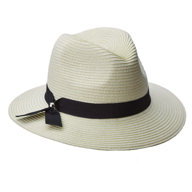 Safari Hat with Metal Bead - DPC Hats Safari Hat Dorfman Hat Co. lp250IV Ivory