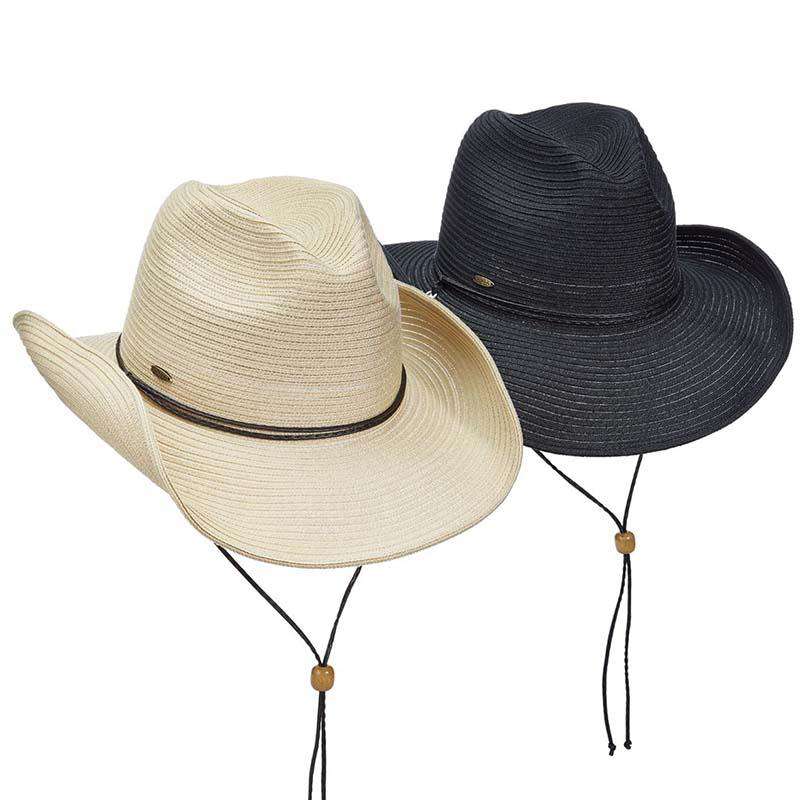 Polybraid Shapeable Brim Western Hat - Scala Hats Cowboy Hat Scala Hats    