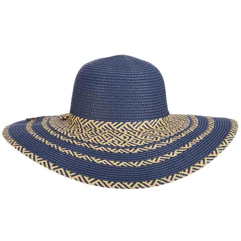 Criss-Cross Woven Beach Hat - Tropical Trends, Wide Brim Sun Hat - SetarTrading Hats 