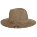 Tweed Braid Toyo Safari Hat with Brass Ring - Tropical Trends Hats, Safari Hat - SetarTrading Hats 