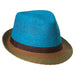 Woven Matte Toyo Fedora Hat - Scala Pronto Hat Fedora Hat Scala Hats    