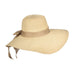 Bangkok Toyo Summer Floppy Hat - Scala Hats Wide Brim Sun Hat Scala Hats LT171NT Natural  