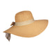 Bangkok Toyo Summer Floppy Hat - Scala Hats Wide Brim Sun Hat Scala Hats LT171TT Toast  