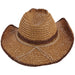 Tropical Trends Crocheted Toyo Western Cowboy Hat Dorfman Hat Co.    