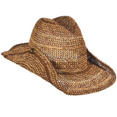 Twisted Toyo Western Cowboy Hat Dorfman Hat Co. WSlt179TE Tea  