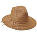 Milan Woven Safari Hat by Tropical Trends Safari Hat Dorfman Hat Co. lt202tt Toast  