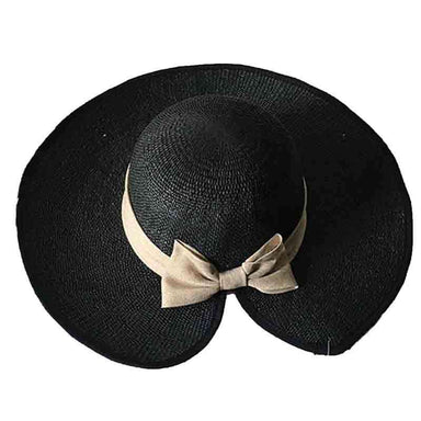 Bangkok Toyo Split Brim Summer Floppy Hat - Scala Hats Wide Brim Sun Hat Scala Hats    