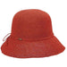 Fine Crochet Toyo Cloche - Scala Collection Hats Cloche Scala Hats lt216rd Red  