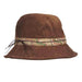 Suede-Look Women's Bucket Hat - Callanan Hats Cloche Callanan Hats lv376ch Chocolate Medium (57 cm) 