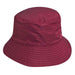 Rain Hat for Women - Scala Collezione Cloche Scala Hats LW281WN Cranberry  
