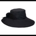 Large Bill Trail Hat with Sun Shade and Floatable Brim - Scala Hats Trail Hat Scala Hats LC829-BLK Black S/M 