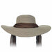 Wide Brim Sun Hat with Long Scarf Tie - Karen Keith Hats Wide Brim Sun Hat Great hats by Karen Keith BT312D Tweed / Brown Scarf OS (22 1/2") 