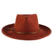 Large Curled Brim Wool Felt Rancher Safari - Scala Hats, Safari Hat - SetarTrading Hats 