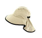 Large Bill Cap with Wide Neck Flap Sun Shield - Karen Keith Cap Great hats by Karen Keith CH52C B Sand XS/S 
