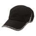 Lightweight Ponytail Hole Yoga Cap - Angela & William Hats Cap Epoch Hats CP2788BK Black  