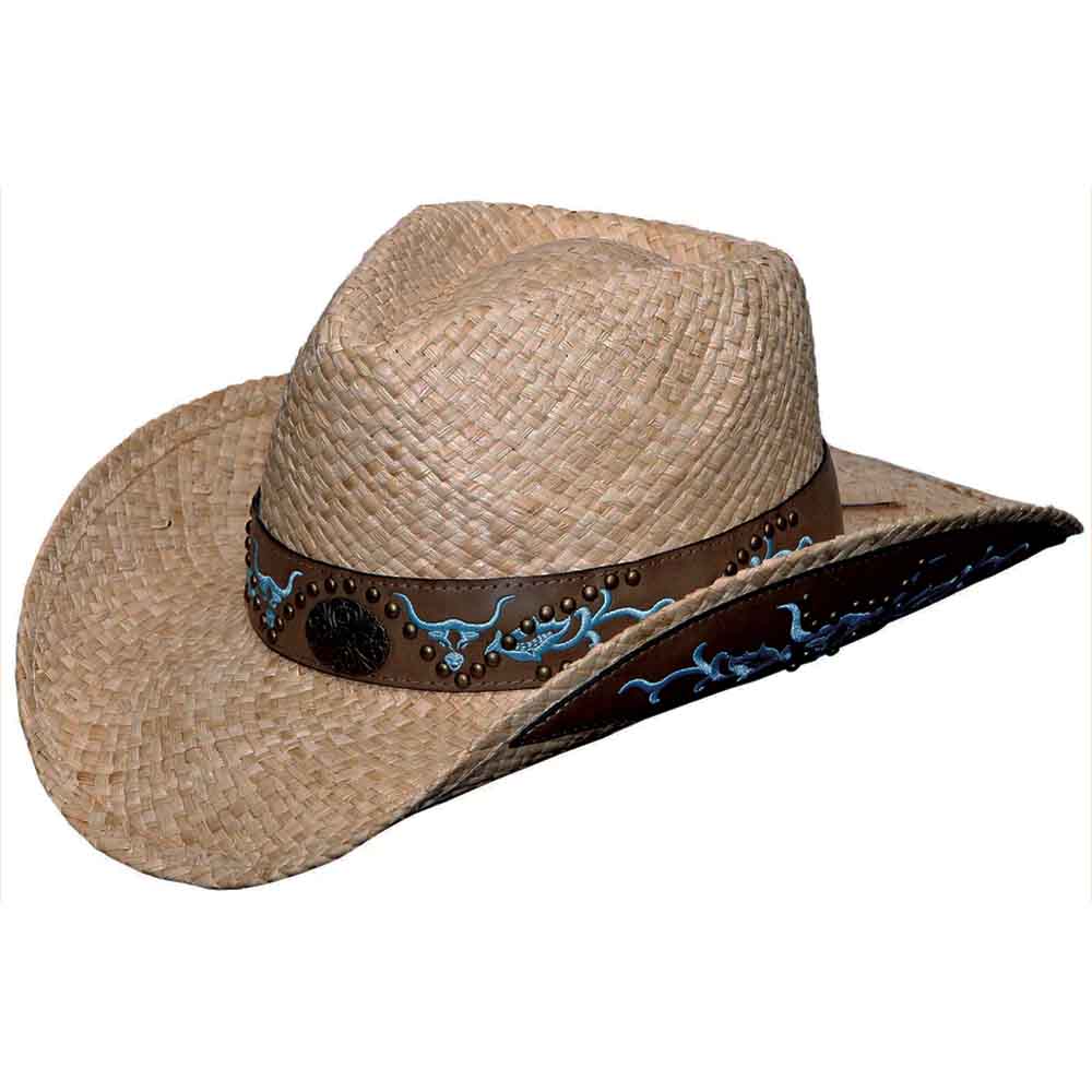 Longhorn Embroidered Cowboy Hat for Small Heads - Karen Keith Hats Cowboy Hat Great hats by Karen Keith RM10L-J Tan Small (54 cm") 