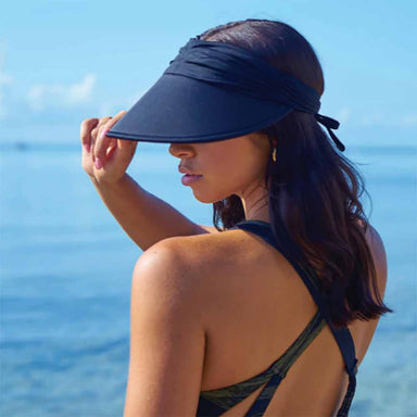 Lycra Swimsuit Sun Visors in Fashion Colors - Tropical Trends, Visor Cap - SetarTrading Hats 