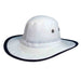 Supplex Dimensional Brim Hat, White - DPC Outdoor Headwear Bucket Hat Dorfman Hat Co. mc288whs White S/M (56 - 58 cm) 