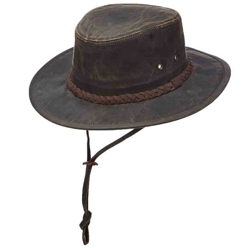 Weathered Cotton Aussie Outback Hat by DPC Outdoor Design