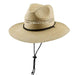 Palm Fiber Lifeguard Hat with Chin Cord by DPC, Lifeguard Hat - SetarTrading Hats 