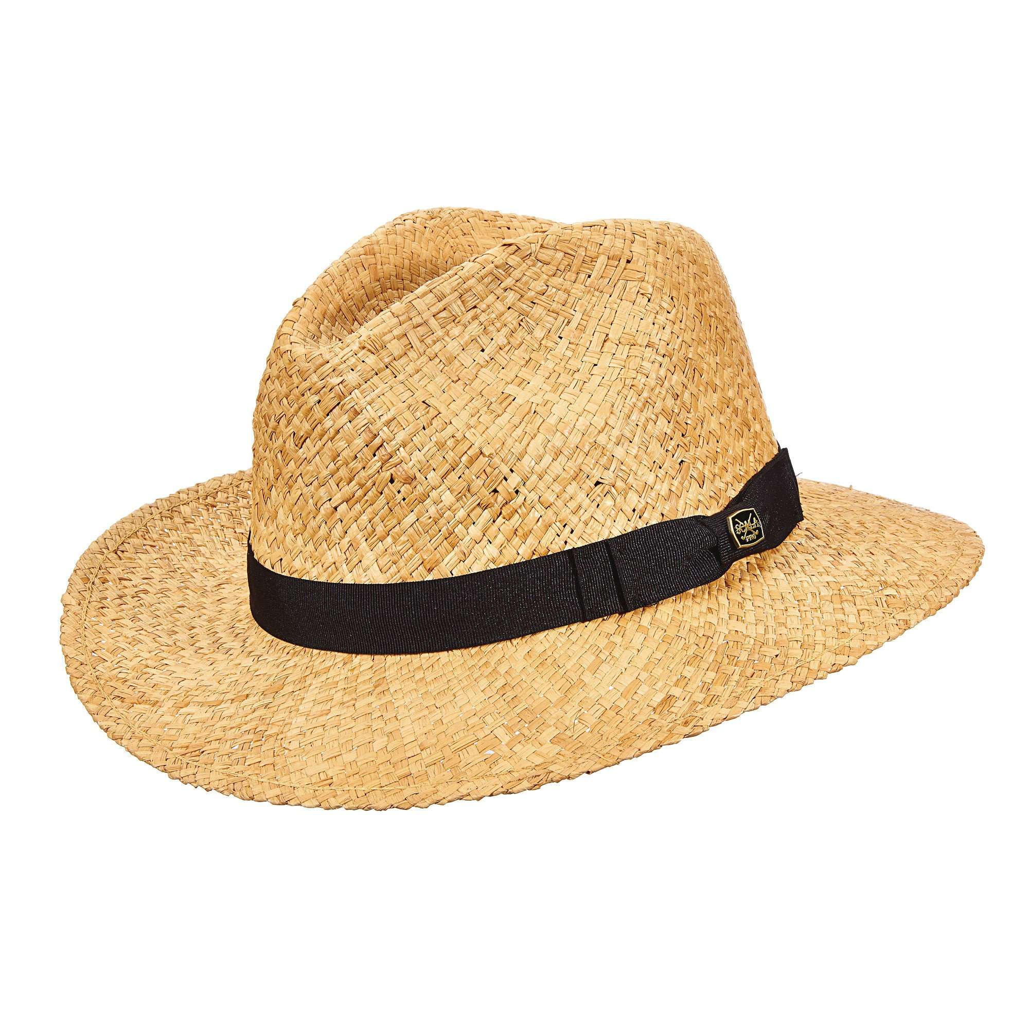 Pro Golf Raffia Safari Hat - Scala Hats for Men Safari Hat Scala Hats MSms344M Natural S/M 