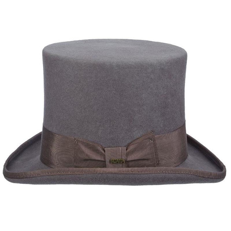 Scala Grey Wool Felt Wide Brim Floppy Hat Adjustable Size Handmade Since 1921 Scala Wool Felt Outback- Dakota – Tenth Street Hats main image 2