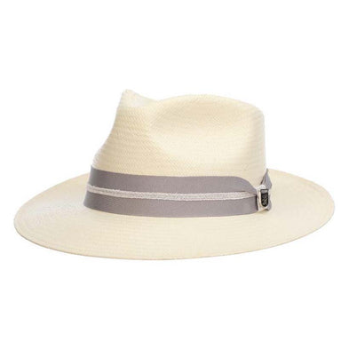 Men's Panama Hat - Stacy Adams Hats Fedora Hat Stacy Adams Hats SA678 White Medium (57 cm) 