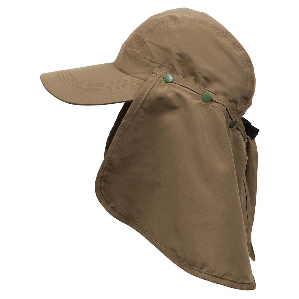 Microfiber Baseball Cap with Removable Neck Cape - Kenny K. Hats —  SetarTrading Hats