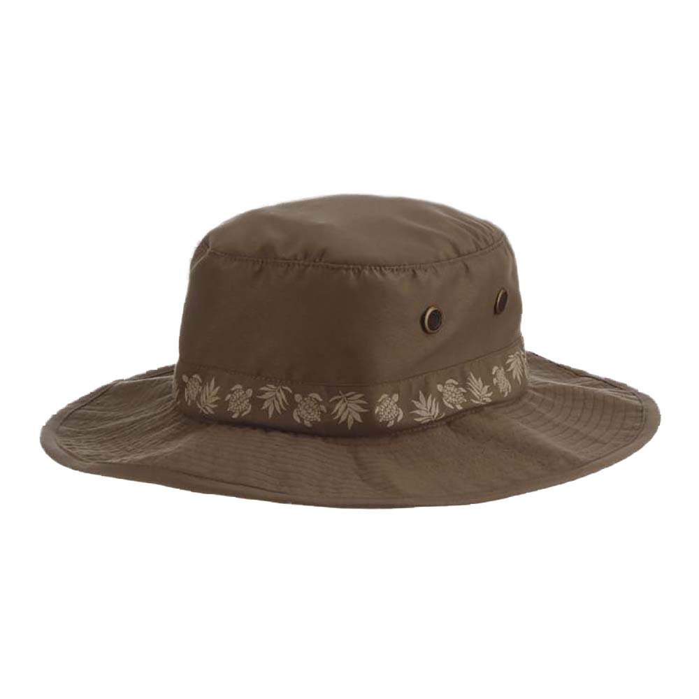 Microfiber Boonie Hat with Turtle Band - DPC Outdoor Hats Bucket Hat Dorfman Hat Co. BH215olm Olive Medium (57 cm) 