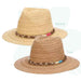 Milan Straw Safari Hat with Braided Rope Band - Cappelli Straworld Safari Hat Cappelli Straworld CSW373 Natrual OS (57 cm) 
