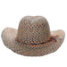 Multi Color Shapeable Brim Western Hat - Cappelli Straworld, Cowboy Hat - SetarTrading Hats 