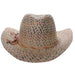 Multi Color Shapeable Brim Western Hat - Cappelli Straworld, Cowboy Hat - SetarTrading Hats 