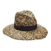 Multi Tone Natural Raffia Women's Safari Hat - J. Callanan Hats, Safari Hat - SetarTrading Hats 