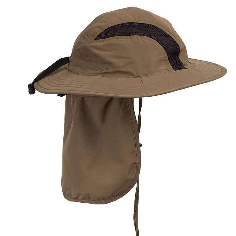 Microfiber Boonie with Neck Cape - K. Keith Brown / L/XL (58-62cm)