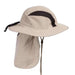 Microfiber Boonie with Neck Cape - K. Keith Bucket Hat Great hats by Karen Keith MSnh36sdX Sand L/XL (58-62cm) 