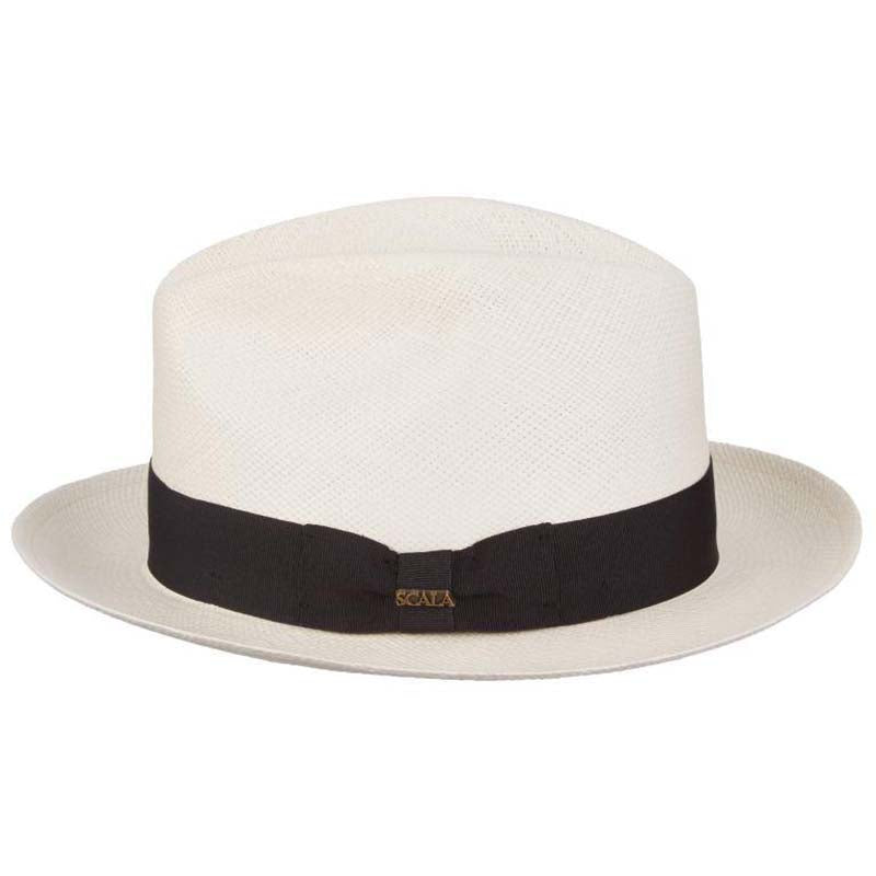Napa Handwoven Snap Brim Fedora Panama Hat - Scala Classico Mens Hats Panama Hat Scala Hats    