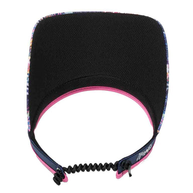 Navy Fusion Golf Sun Visor with Coil Lace - GloveIt Visor Cap GloveIt    