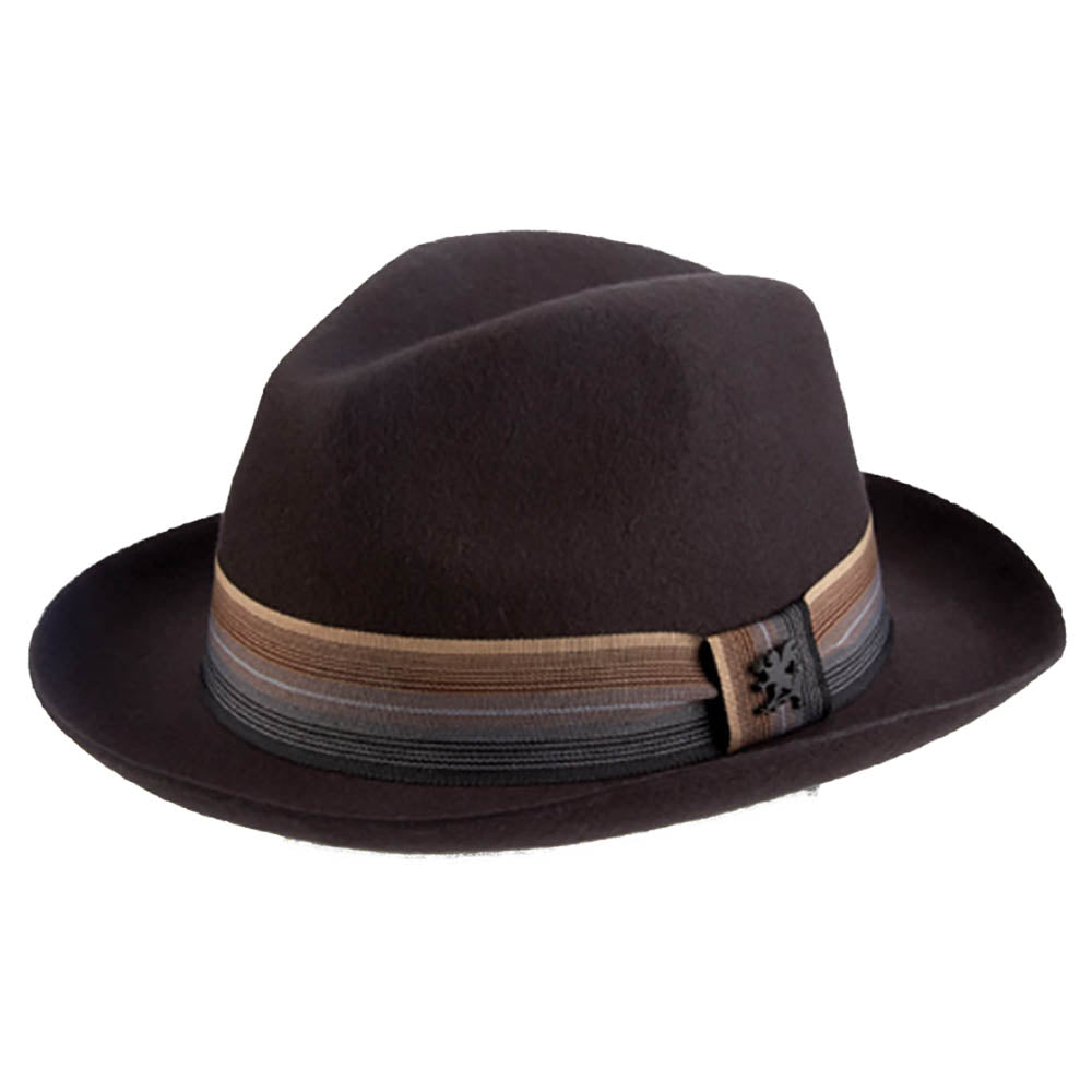 Stacy Adams Signature Hats Wool Felt Fedora with Faux Crocodile Band - Stacy Adams Hats  main image 3