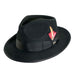 New Yorker Structured Wool Felt Fedora Hat - Scala Hat, Fedora Hat - SetarTrading Hats 