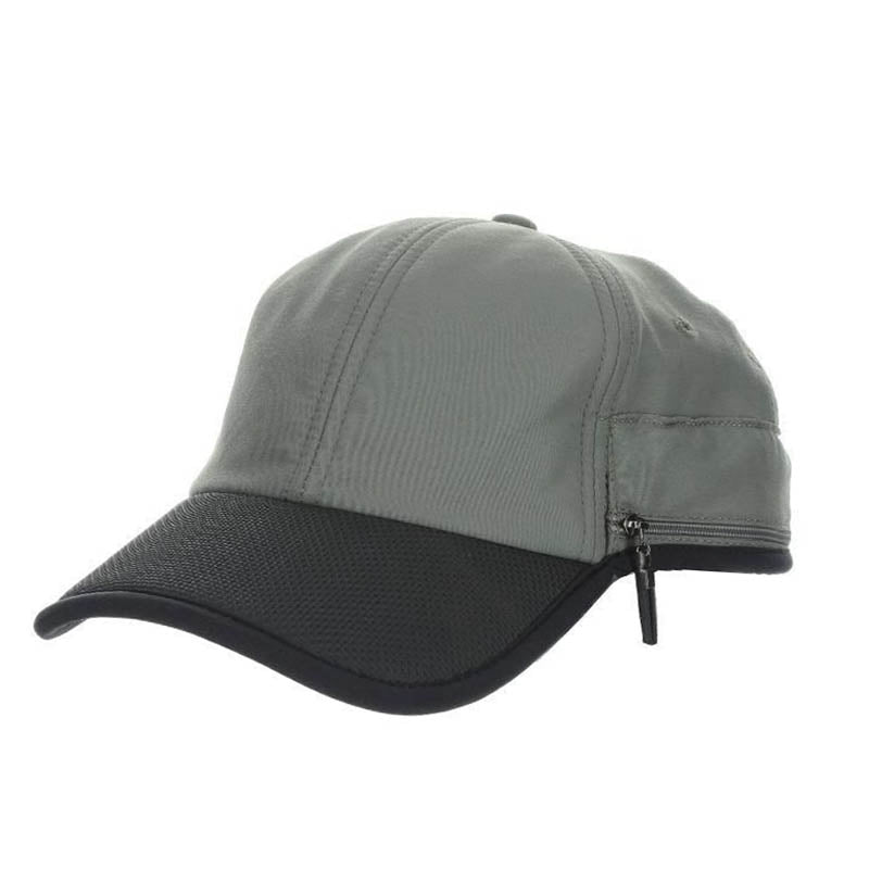 Stetson No Fly Zone Guardian Hyperkewl Flap and Fitted Baseball Cap: Size: M Gray
