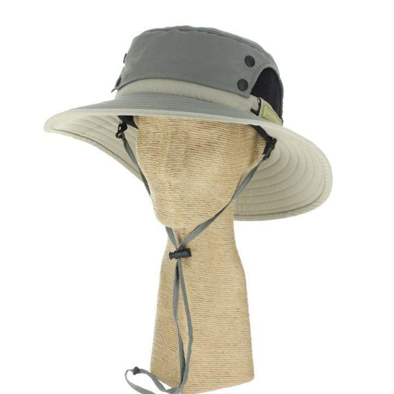 Cotton Sun Hat Men's Summer Hat Uv Protection Hiking Hat Fishing Hat  Trekking Foldable Safari Hat With Chin Strap Outdoor Bush Hat Hiking Bucket