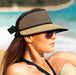 Open Crown Sun Visor Hat for Ponytail - Sun 'n' Sands Hats Visor Cap Sun N Sand Hats    