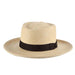 Orleans Handwoven Panama Gambler Hat - Scala Classico Mens Hats Panama Hat Scala Hats    