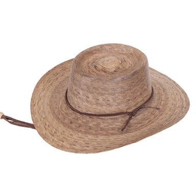 Burnt Palm Leaf Outback Sun Hat for Small Heads - Tula Hats Gambler Hat Tula Hats TU-15000S Burnt Palm Small (55-56 cm) 