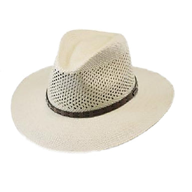 Pacific Panama Hat - Biltmore Hats Safari Hat Biltmore Hats BS503BPAC31 Ivory Medium ((22-22 3/8") 