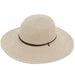 Packable Sun Hat with Chin Cord - Jeanne Simmons Hats Wide Brim Sun Hat Jeanne Simmons    
